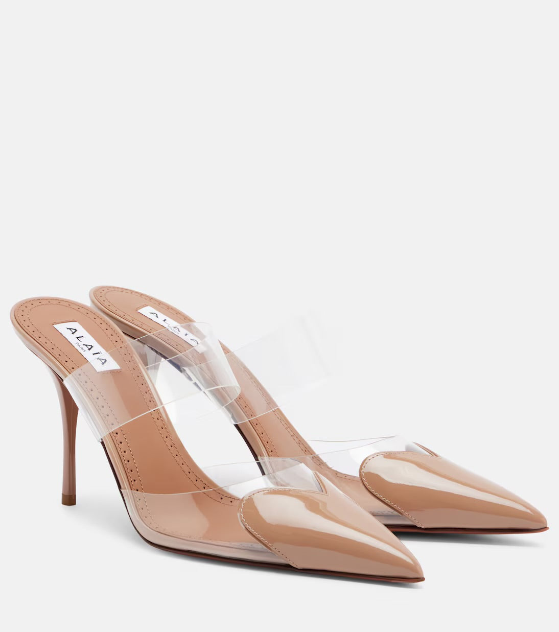 ALAÏ SANDALEN MET HAK NUDE