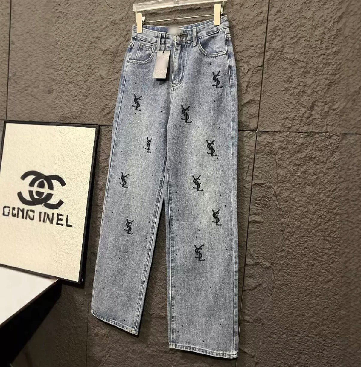 VOORKANT PATROON JEANS