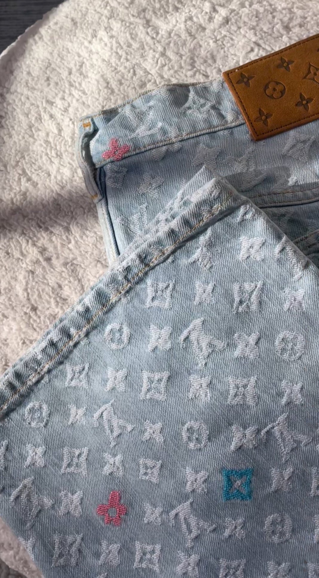 Monogram lichte jeans