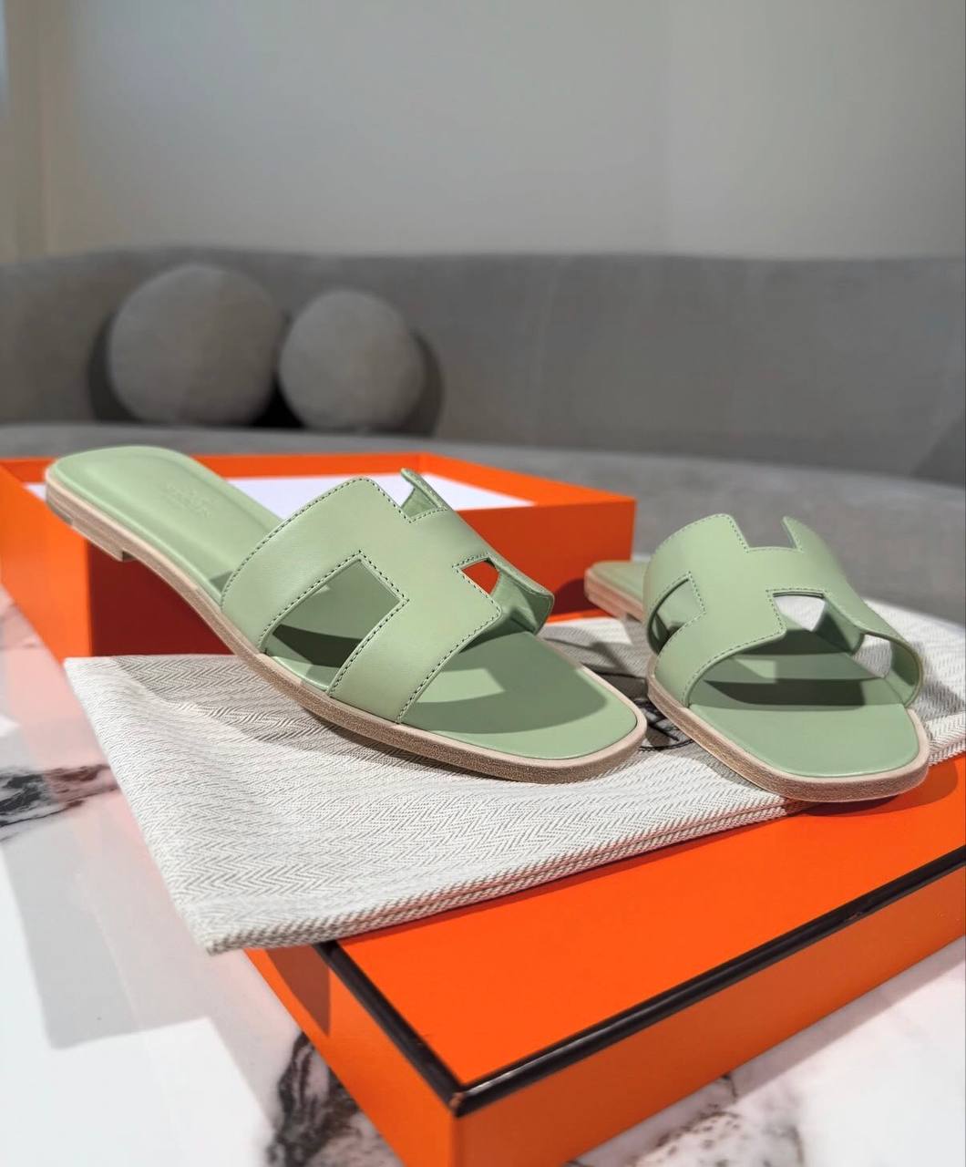 Hermès Oran Light Green - NV WARDROBE