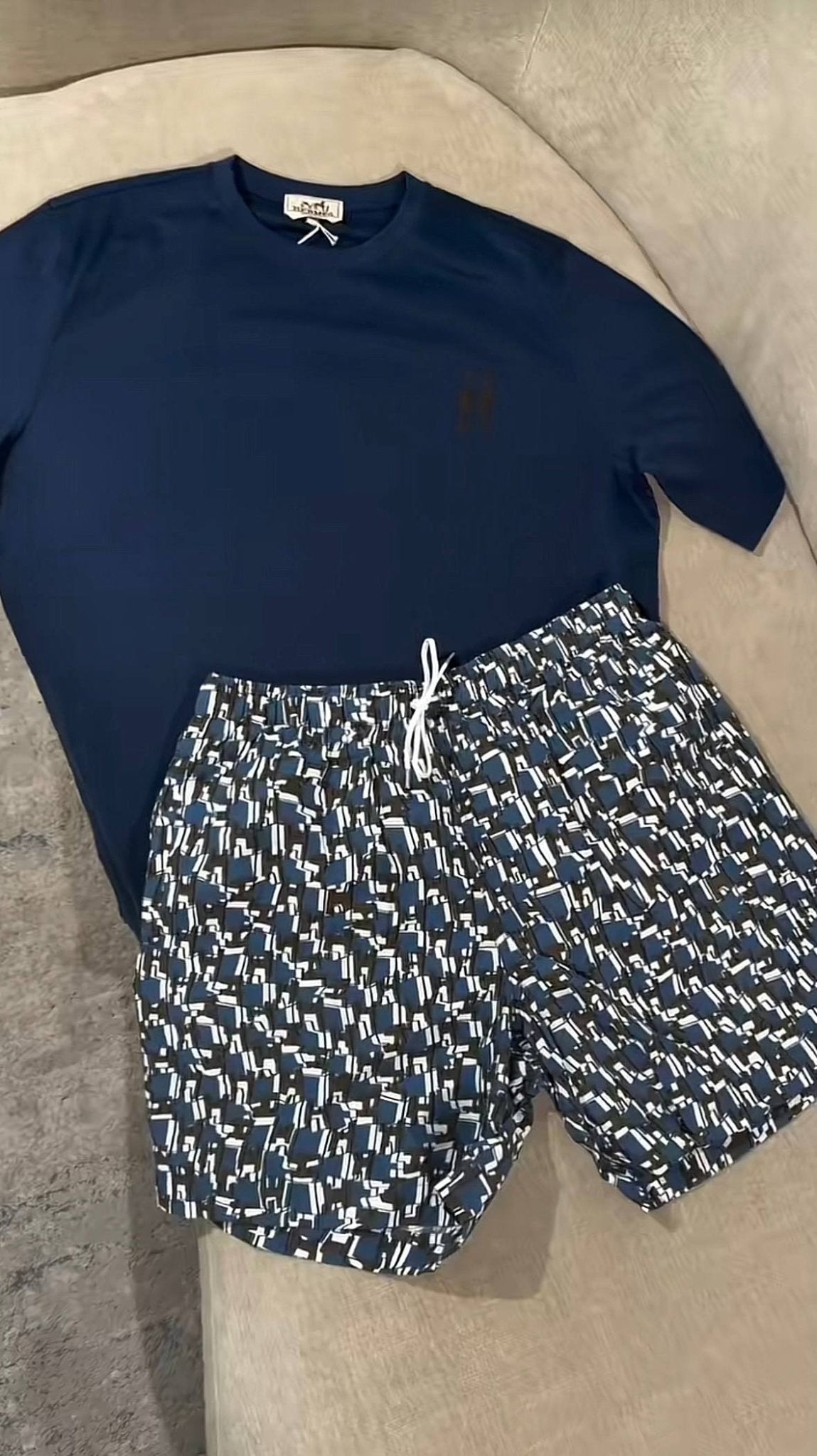 Hermes Set Navy Blue - NV WARDROBE