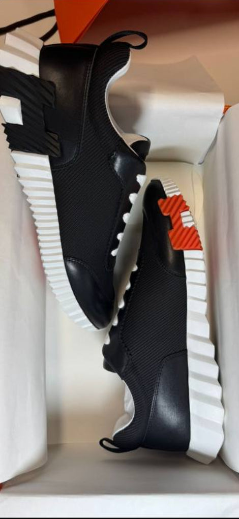 Hermès Bouncing Zwart Leer