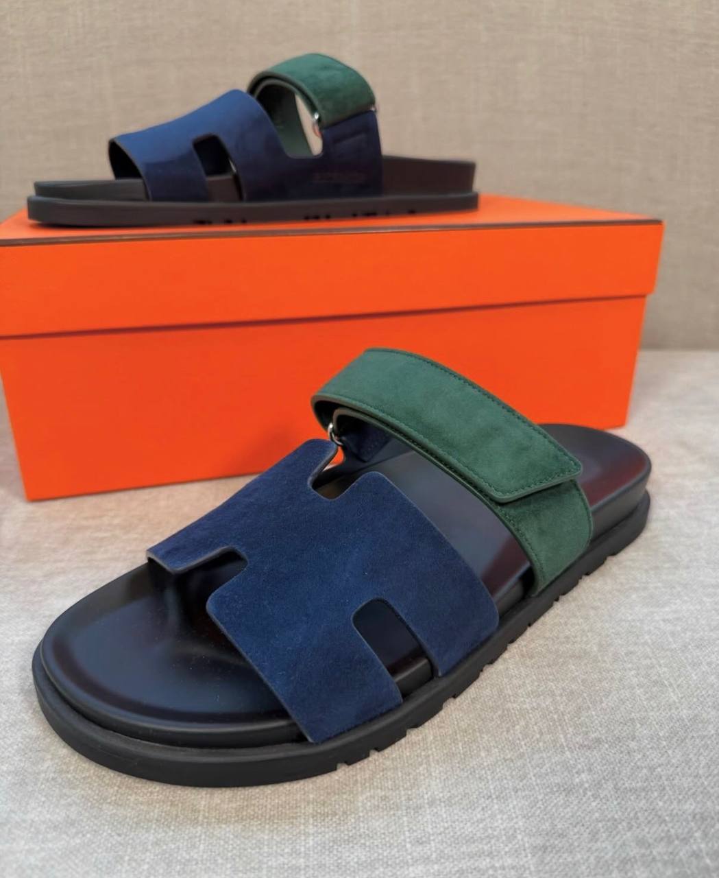 Hermès Chypre Blue & Green