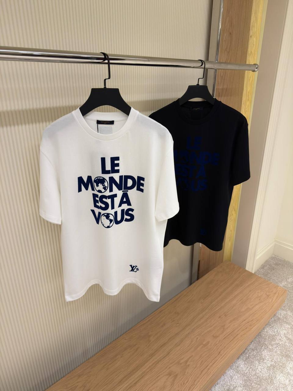 LV T-Shirt White & Blue