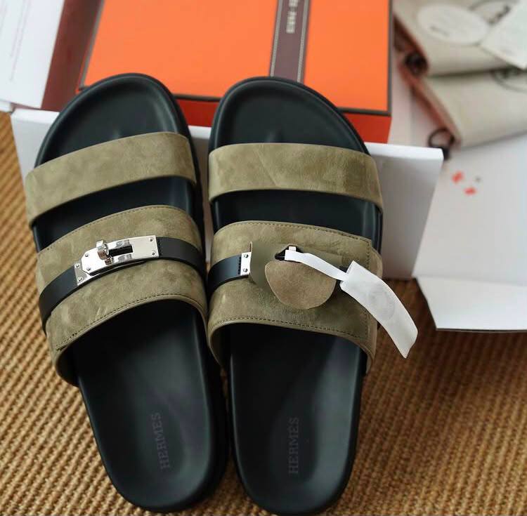 Hermés Jackson Green Daim