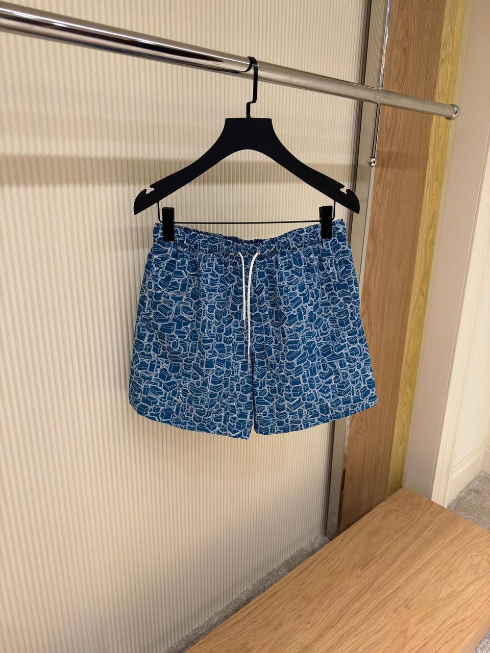 Louis Vuitton – Zwemshort met 3D-Kubusprint