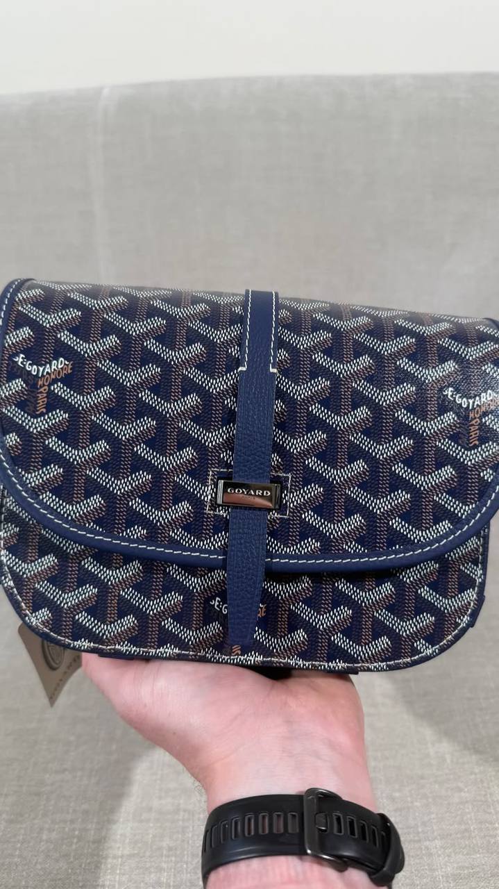 Goyard Blue Satchel