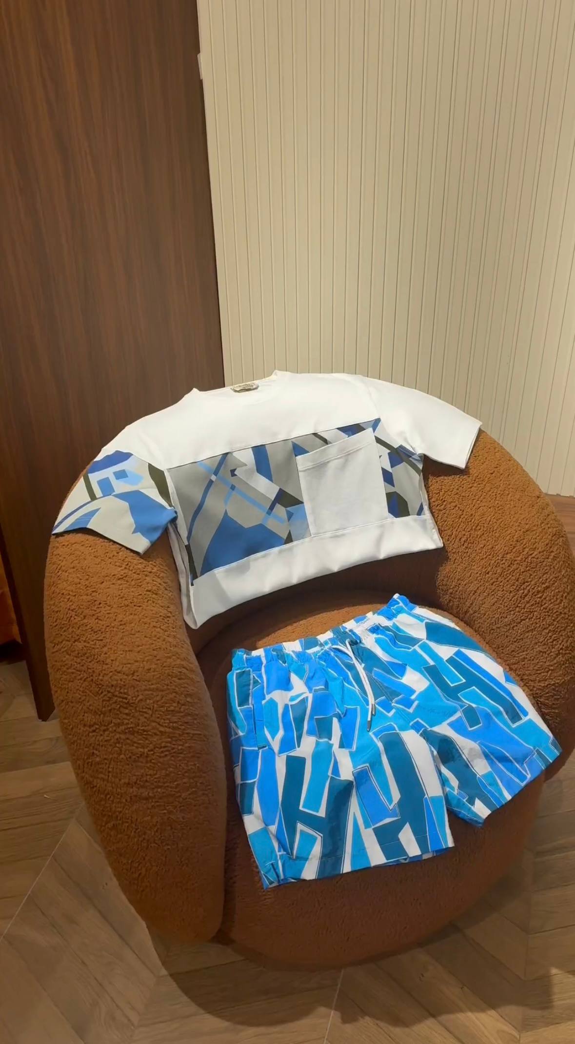 Hermes Set Blue & White
