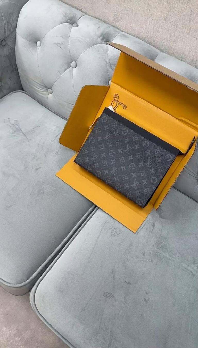 LV Hand Satchel Grey