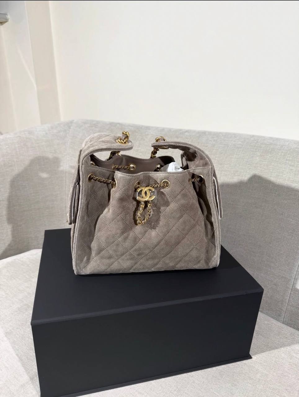 Chanel Tas Grijs