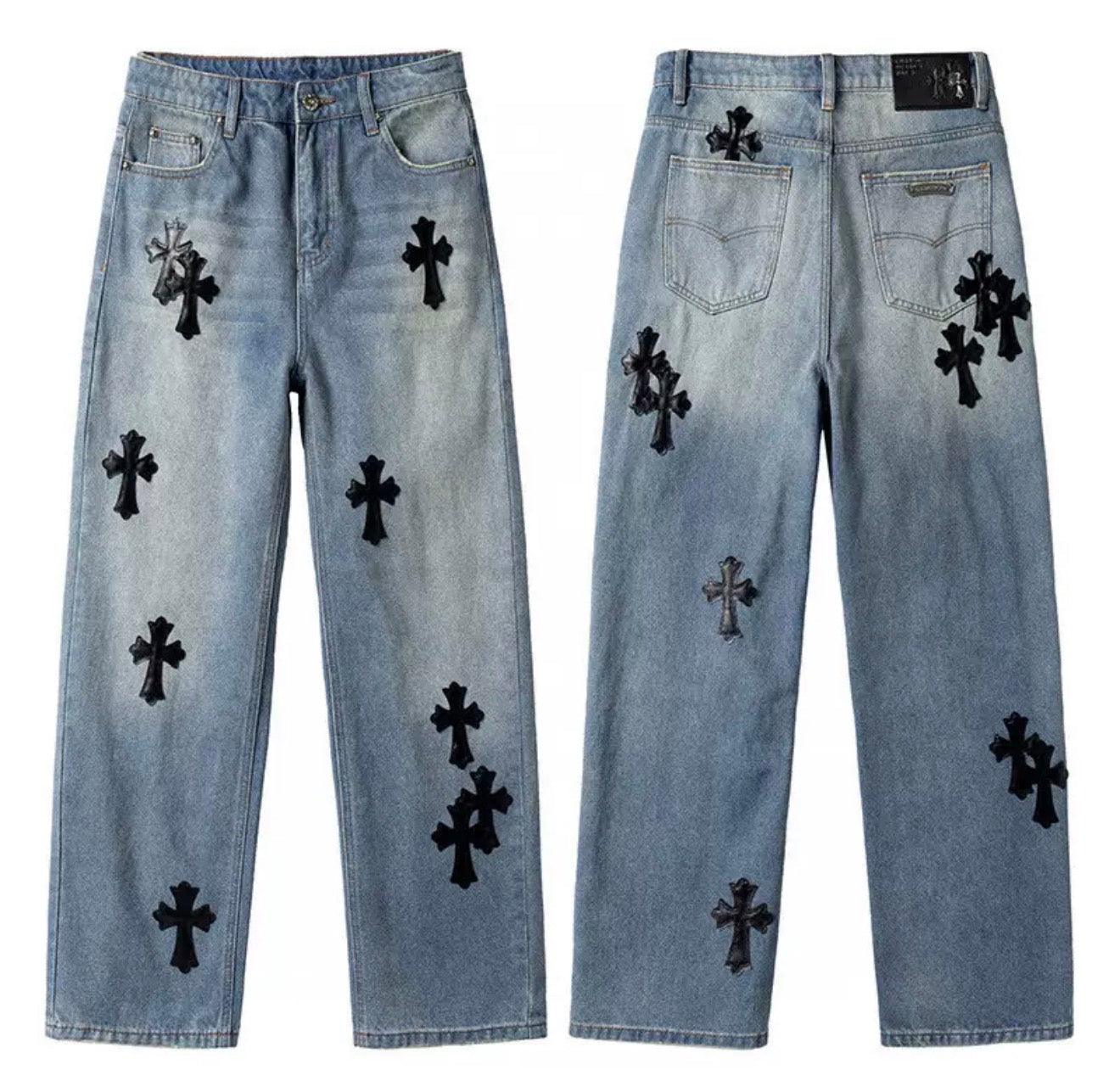 CH JEANS SCHWARZES LOGO