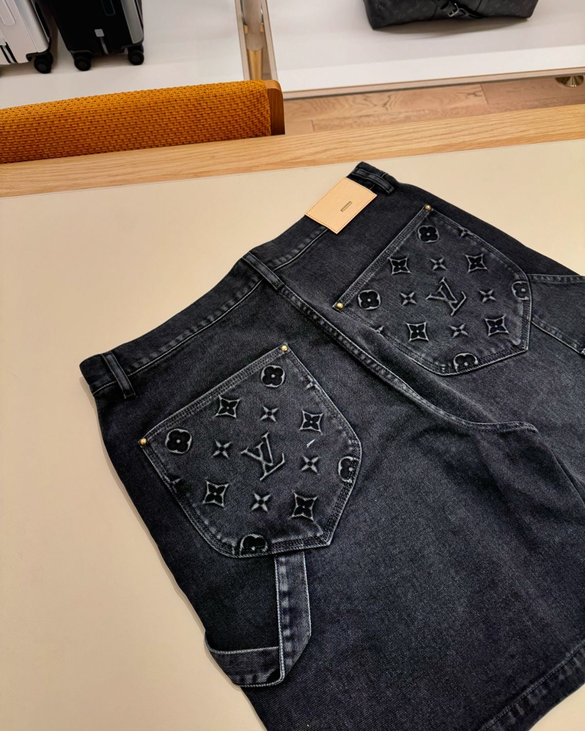 Carpenter denim jeans zwart