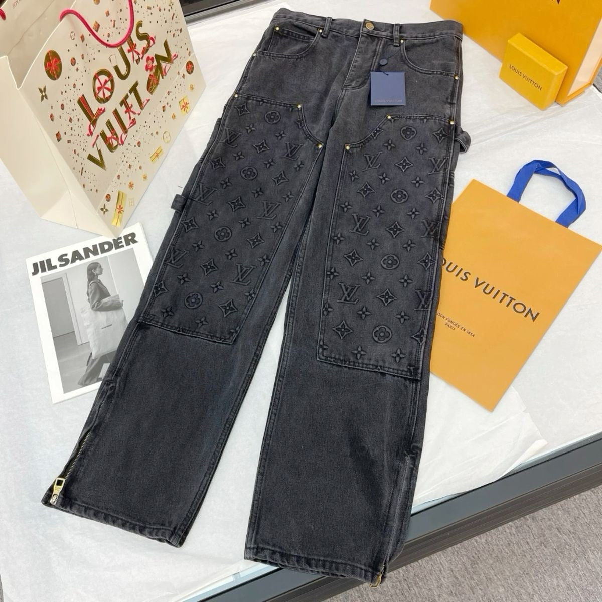 Carpenter denim jeans zwart