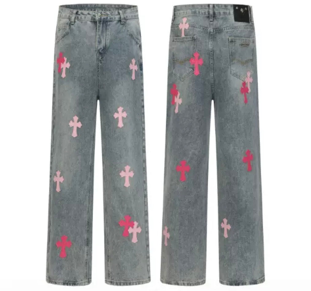 CH JEANS ROZE LOGO