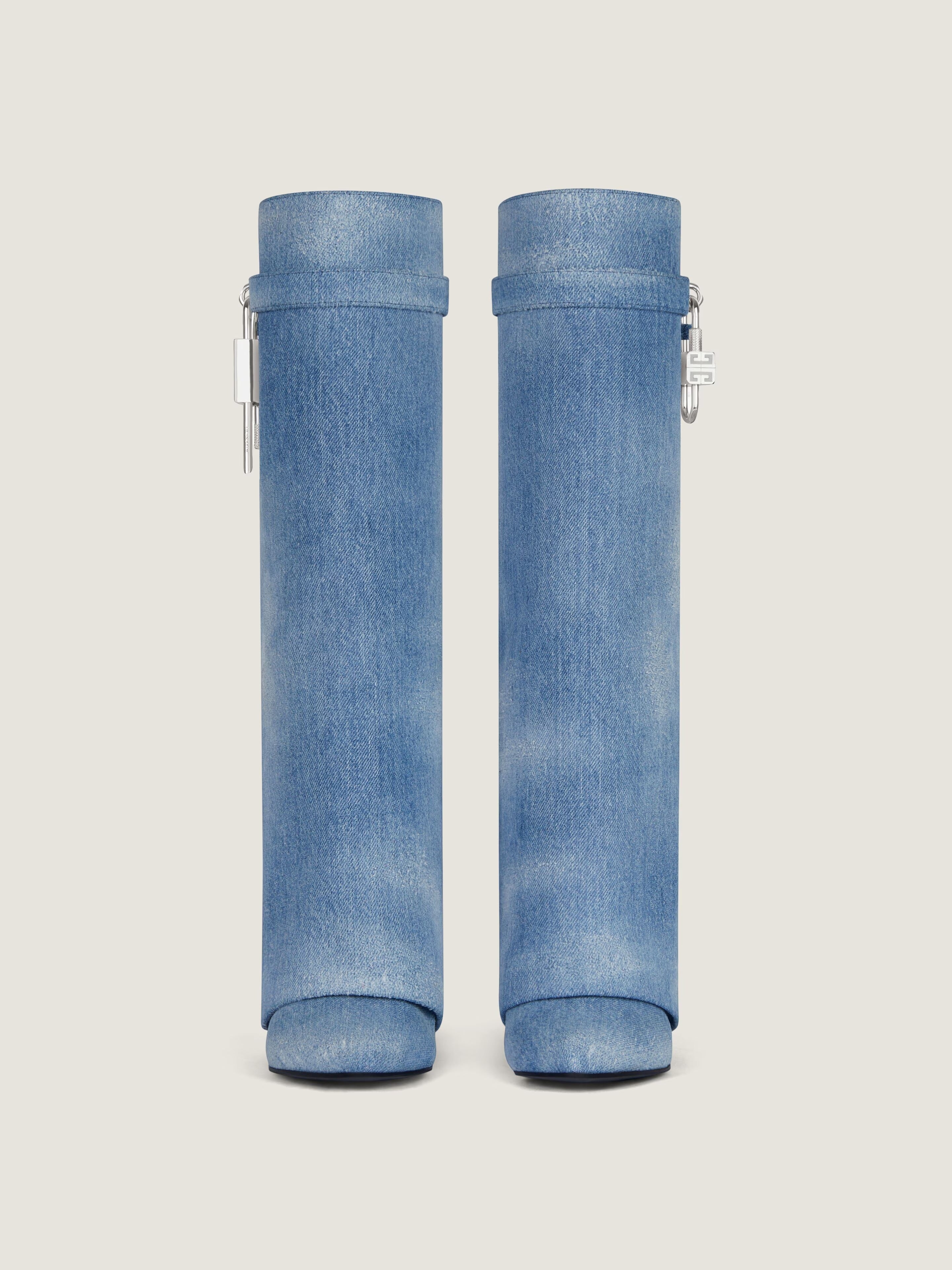 DENIM BOOTS