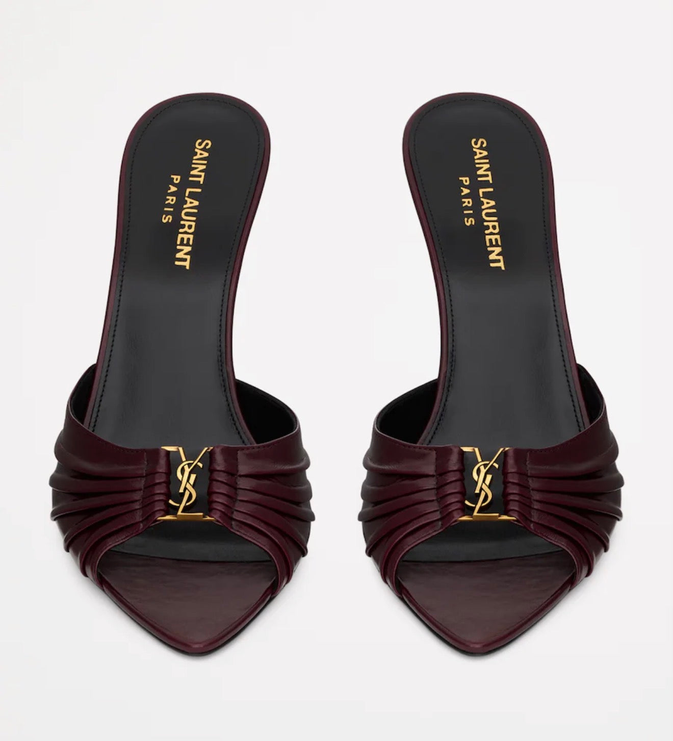 BORDEAUX LEATHER HEELS