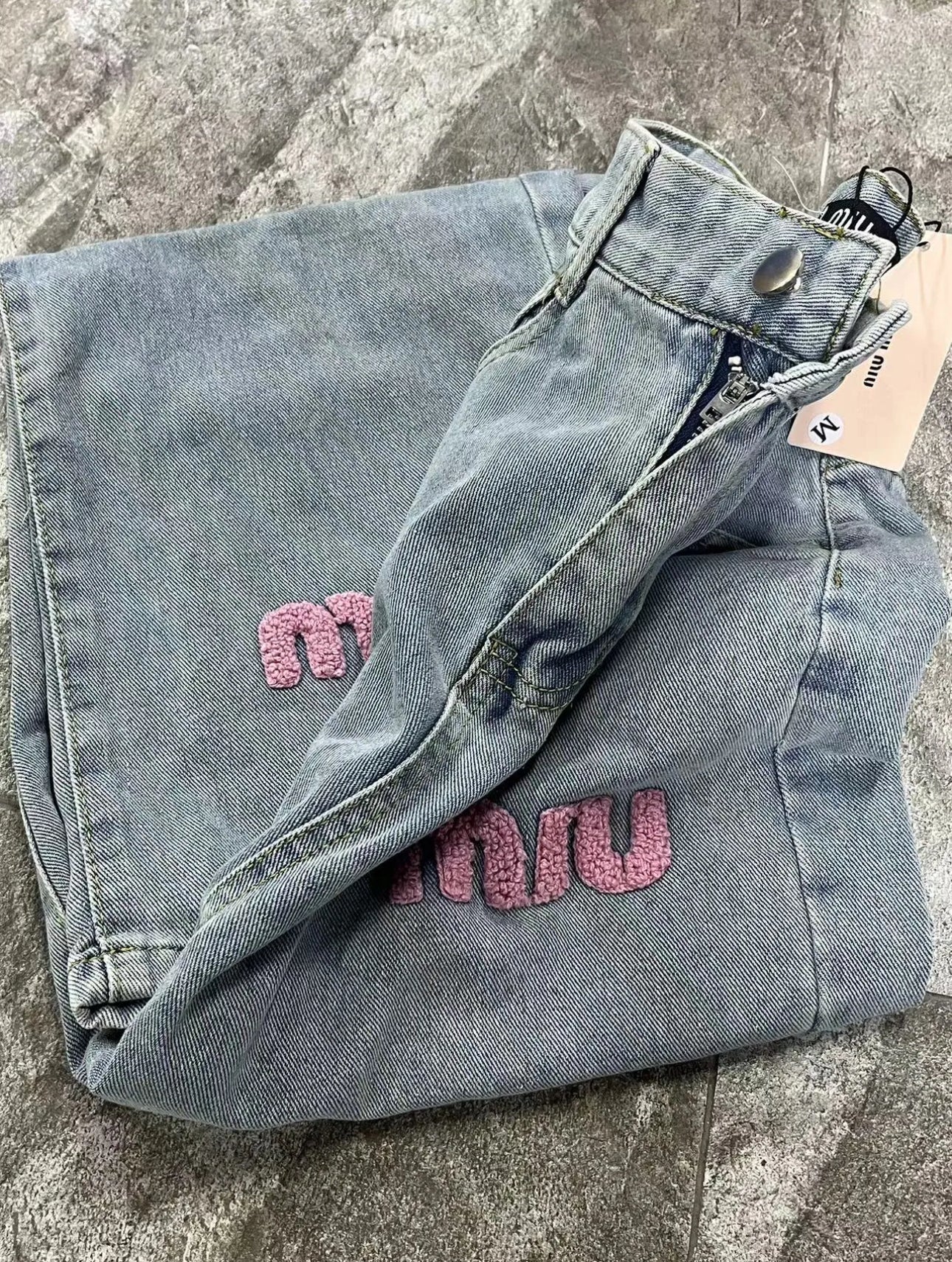 ROZE LETTERS JEANS