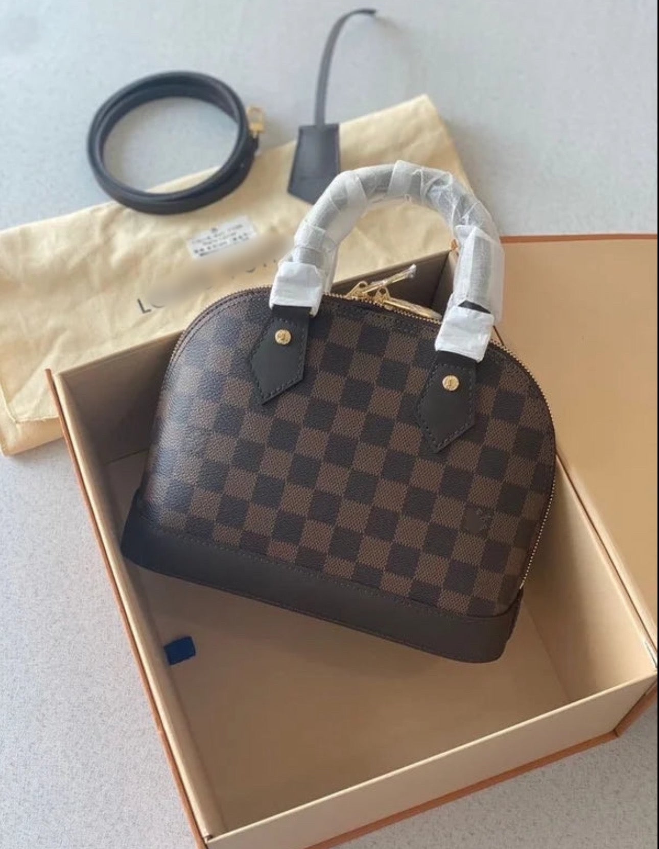 Chloe donkerbruine tas