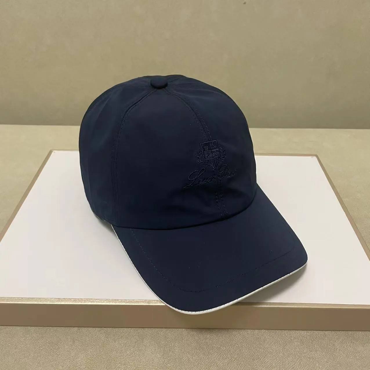 Loro Piana Navy Blue Cap - NV WARDROBE