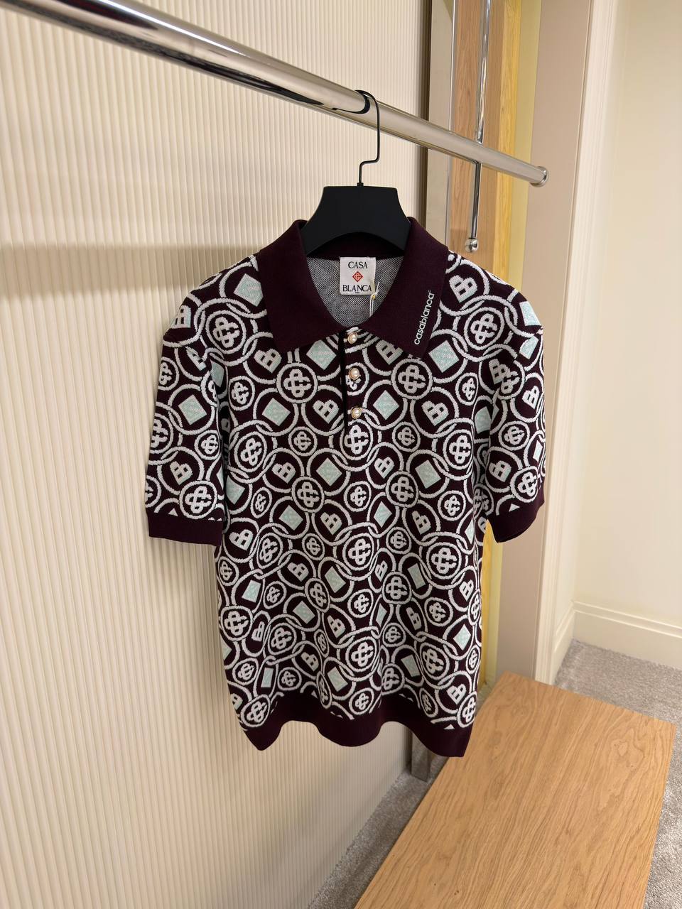 Polo Casablanca Bordeaux Monogram Münze