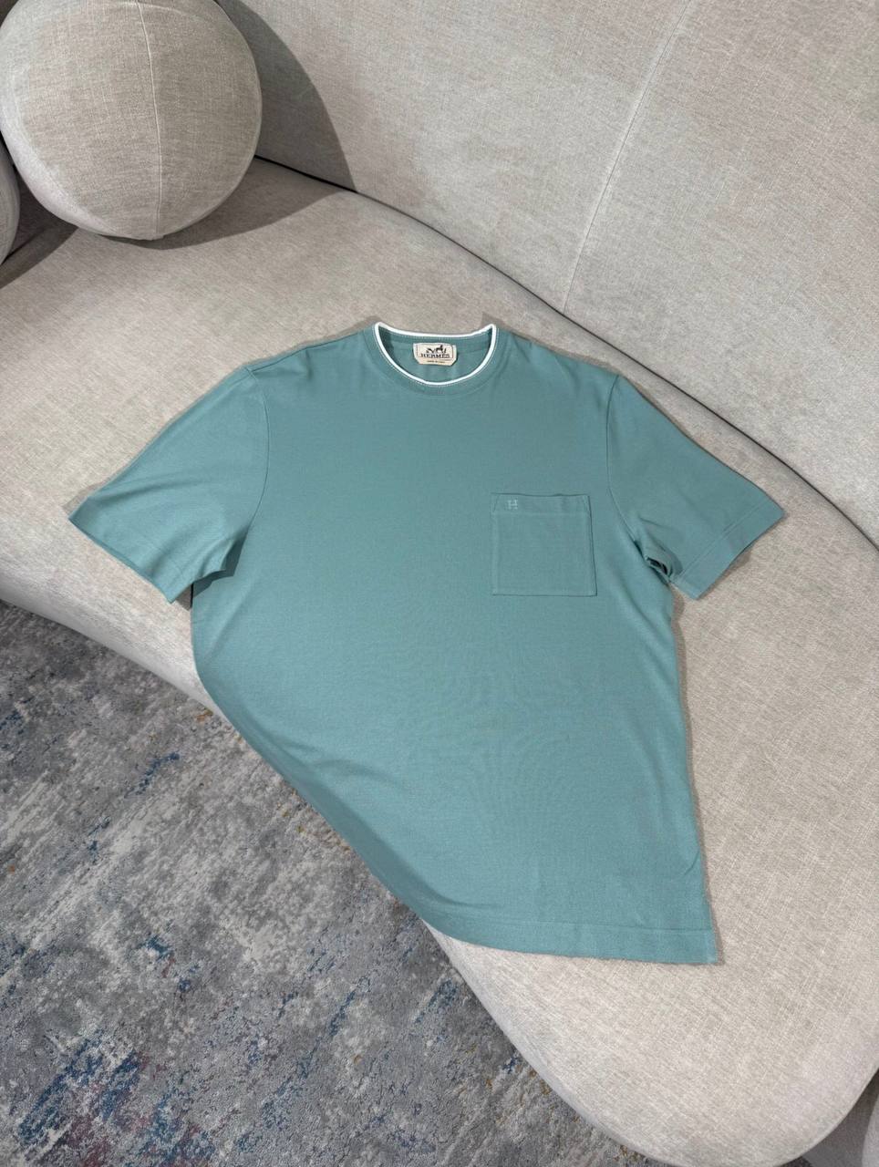 T-Shirt Hermès Celadon Grün