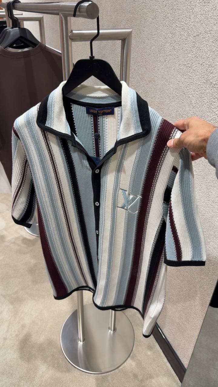 Louis Vuitton - Gestreiftes Knit Polo