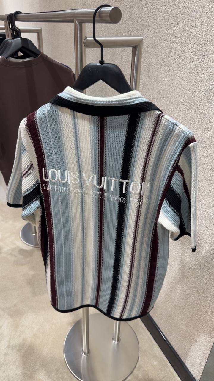 Louis Vuitton - Gestreiftes Knit Polo