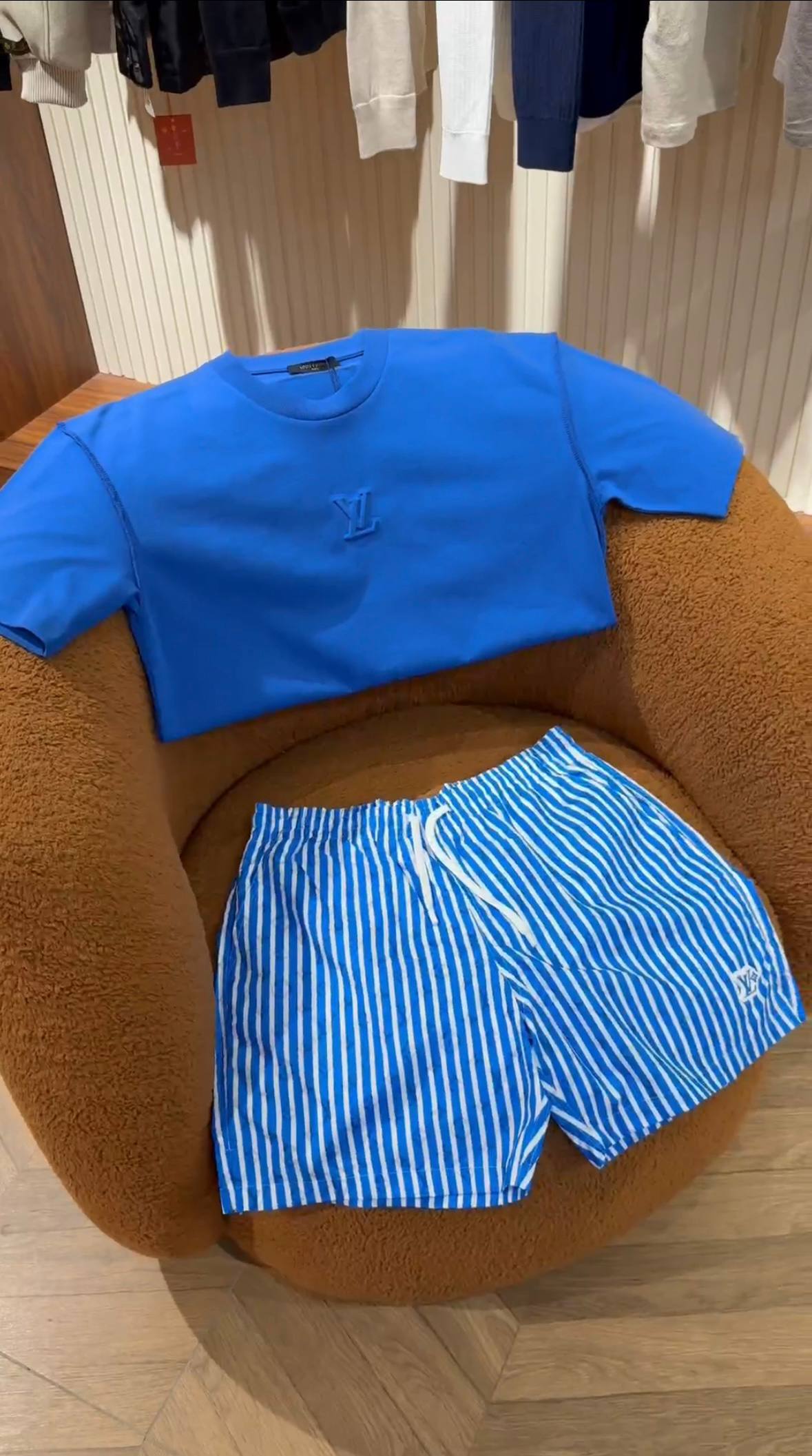 Louis Vuitton Blue Set