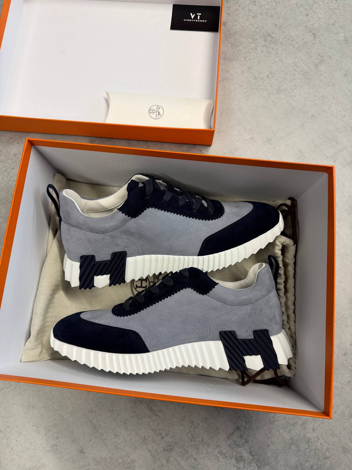 Hermes Bouncing Ligh Blue & Navy