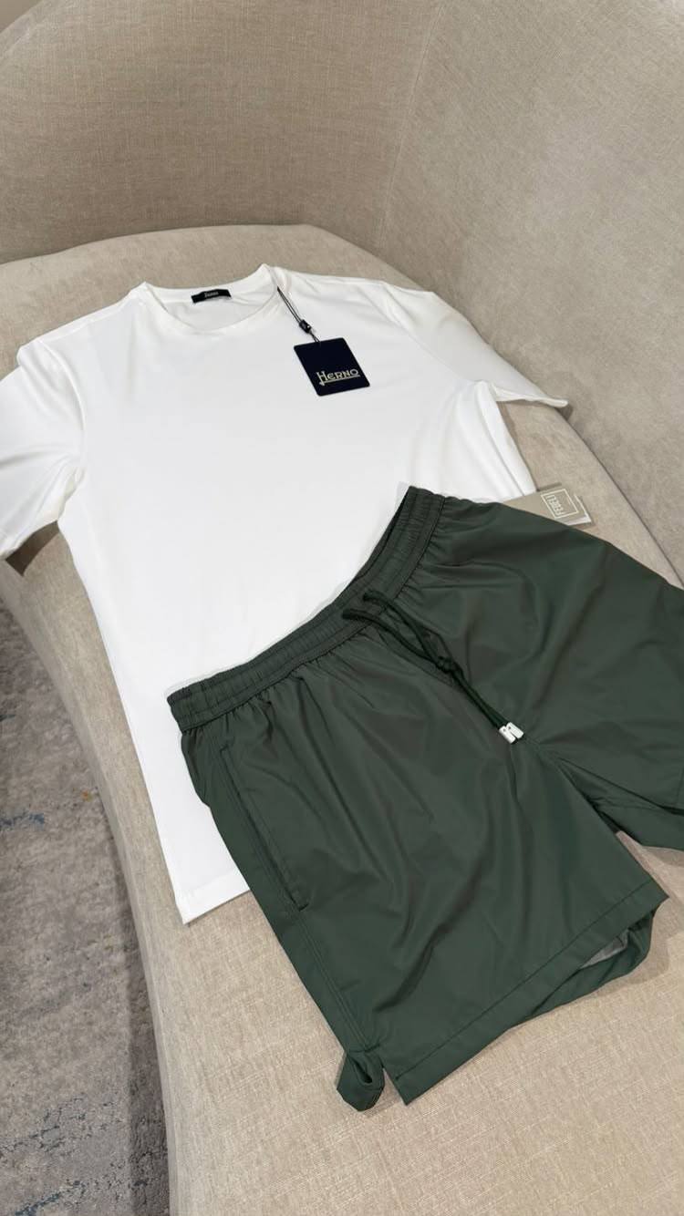 Herno Set White & Green