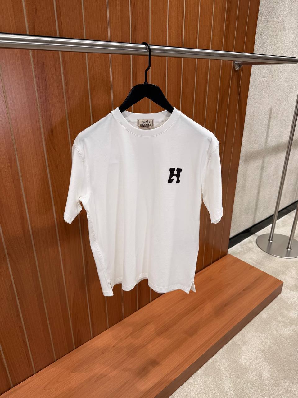 T-Shirt Hermès Weiß Logo H