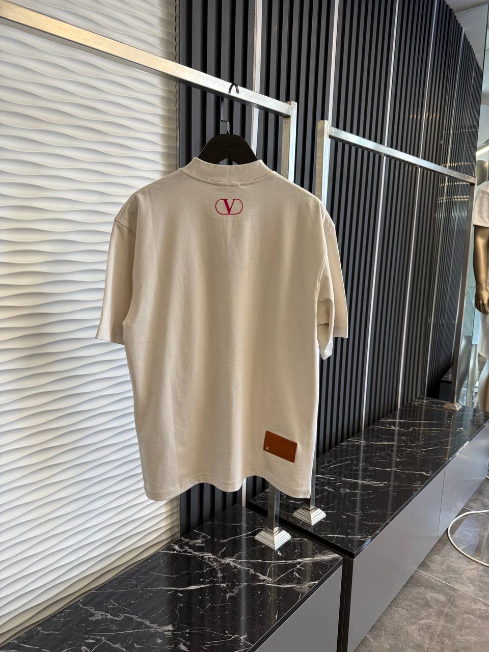 T-Shirt Valentino Beige Logo