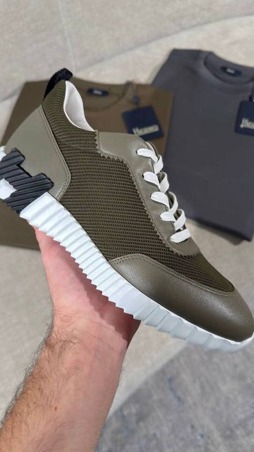 Hermès Bouncing Sneaker - Kaki